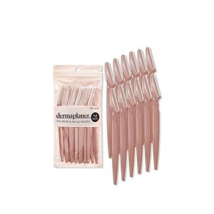 Kitsch Pink Facial Razors - 12 Pack